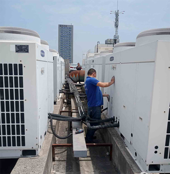 开州中央空调制热和不制冷系统维修方法